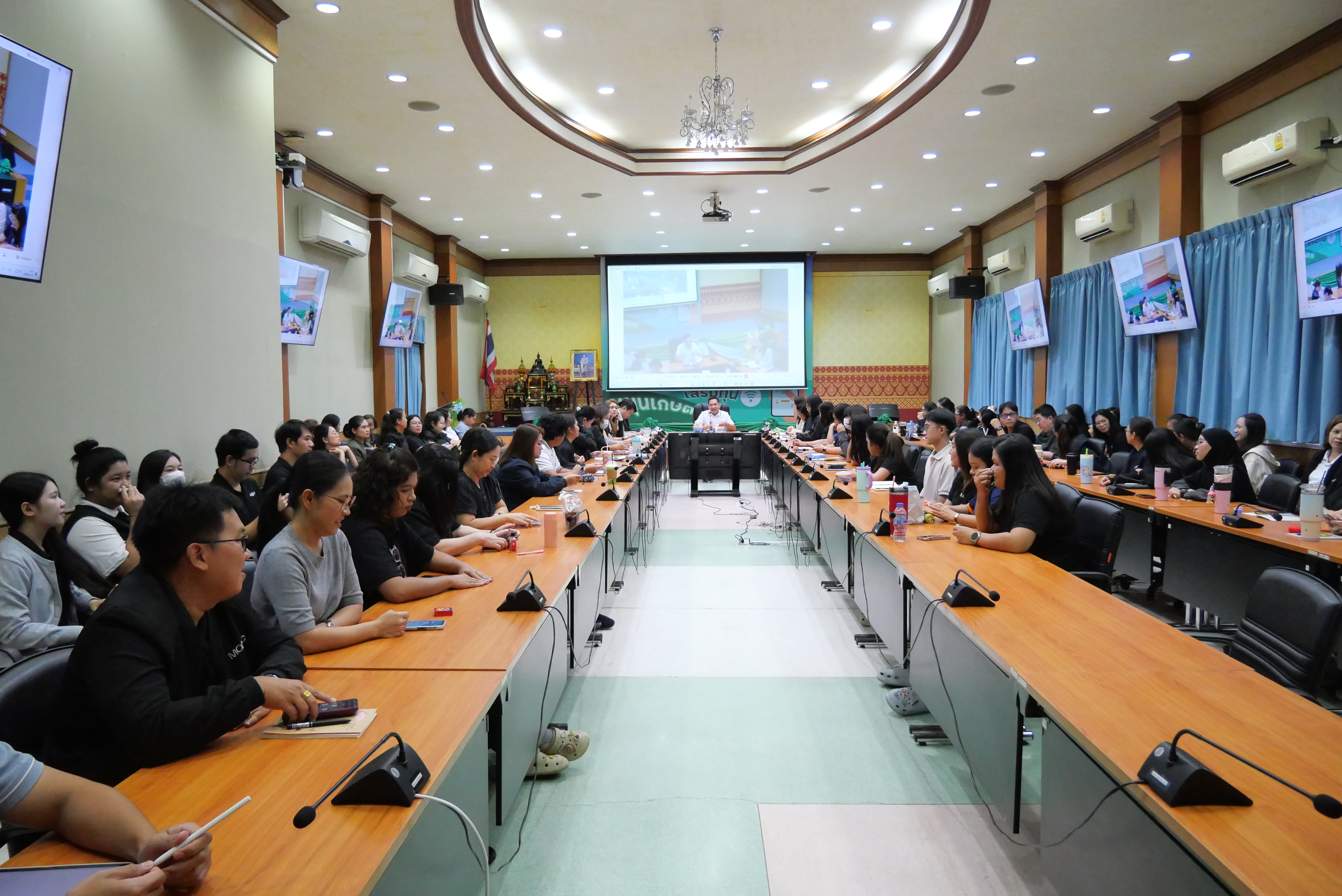 title - สำนักบริหารกองทุน ประชุมหารือและเสวนา “มองย้อนงานปีงบประมาณ 2569 ร่วมคิดวางแผนงานปีงบประมาณ 2570” 